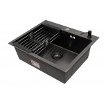 Мойка кухонная Arfeka Eco Black с коландером AR 001 и дозатором AR DS 11 Мойка кухонная Arfeka Eco Black с коландером AR 001 и дозатором AR DS 11